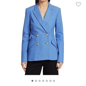Derek Lam Blue Blazer Tailored Suit Jacket
